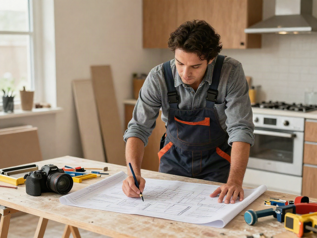 Trusted local services with wish 4d online access, professional contractor at work.