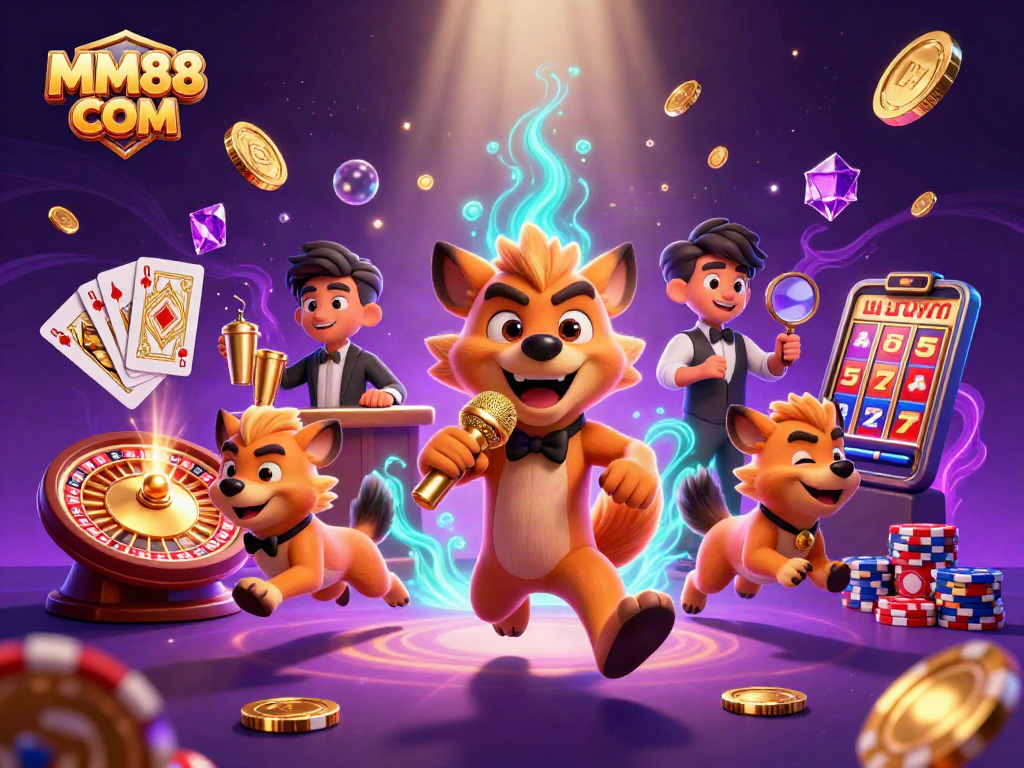 Win big at MM88 COM with a lively hyena casino club featuring laughter, cocktails, and gambling excitement.