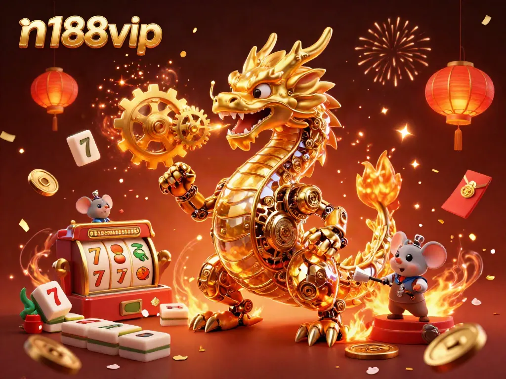 Experience the excitement of gaming with n188vip amidst a vibrant casino atmosphere featuring stunning visuals.