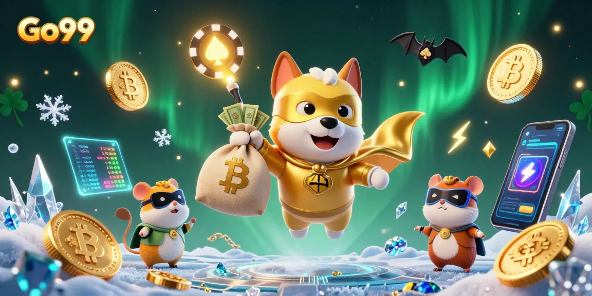Go99 players enjoy thrilling jackpots with 3D superhero characters amidst sparkling gaming elements.