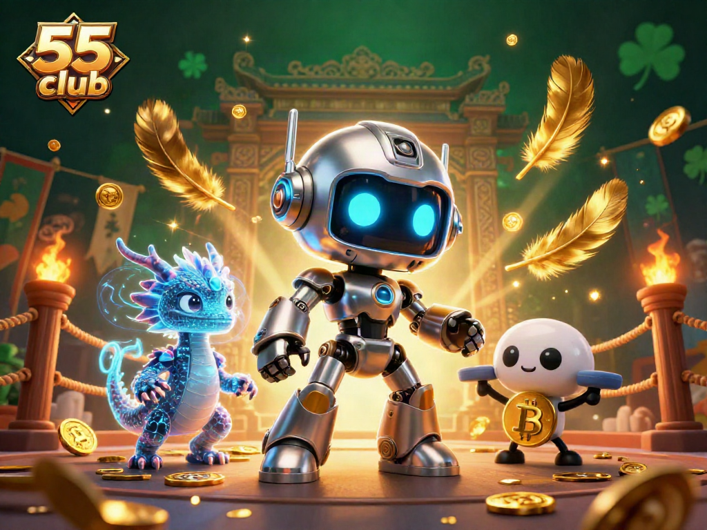 Engage with thrilling games on 55 club, featuring dynamic characters and vibrant casino elements.