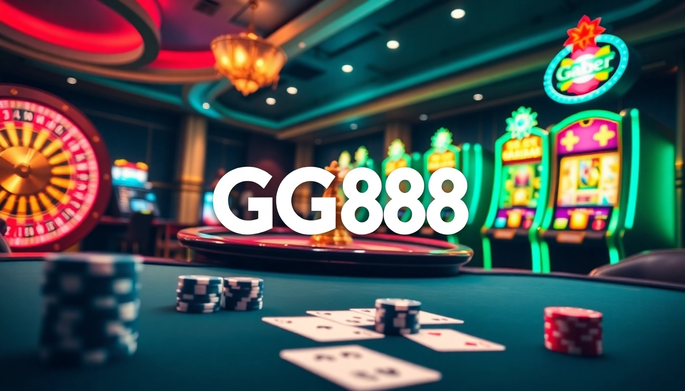 Experience high-stakes action at GG88 casino with vibrant tables and thrilling gaming moments.