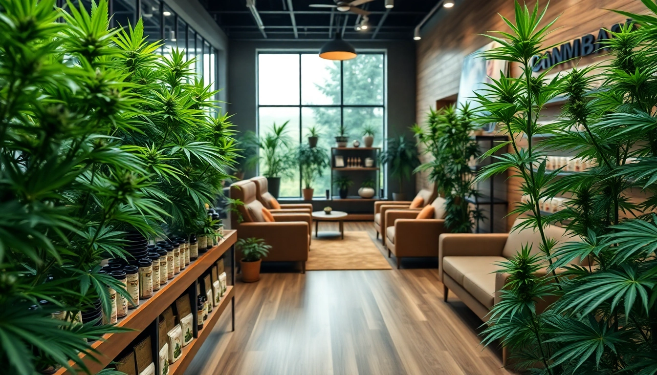 Engaging view of Weedmaps Madrid dispensary showcasing products and inviting atmosphere.