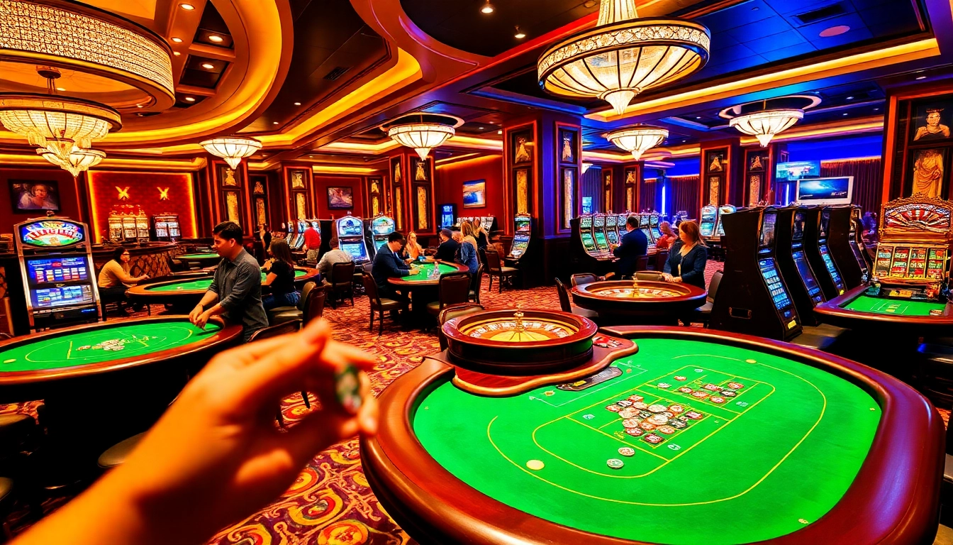 Experience high-stakes thrill at mb66.nyc with lively casino tables and engaging players.