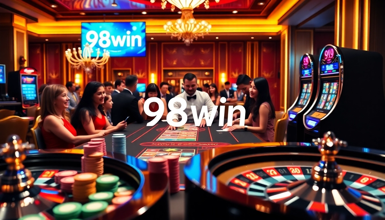 Experience the thrill of 98win with vibrant casino games and lively gaming tables.