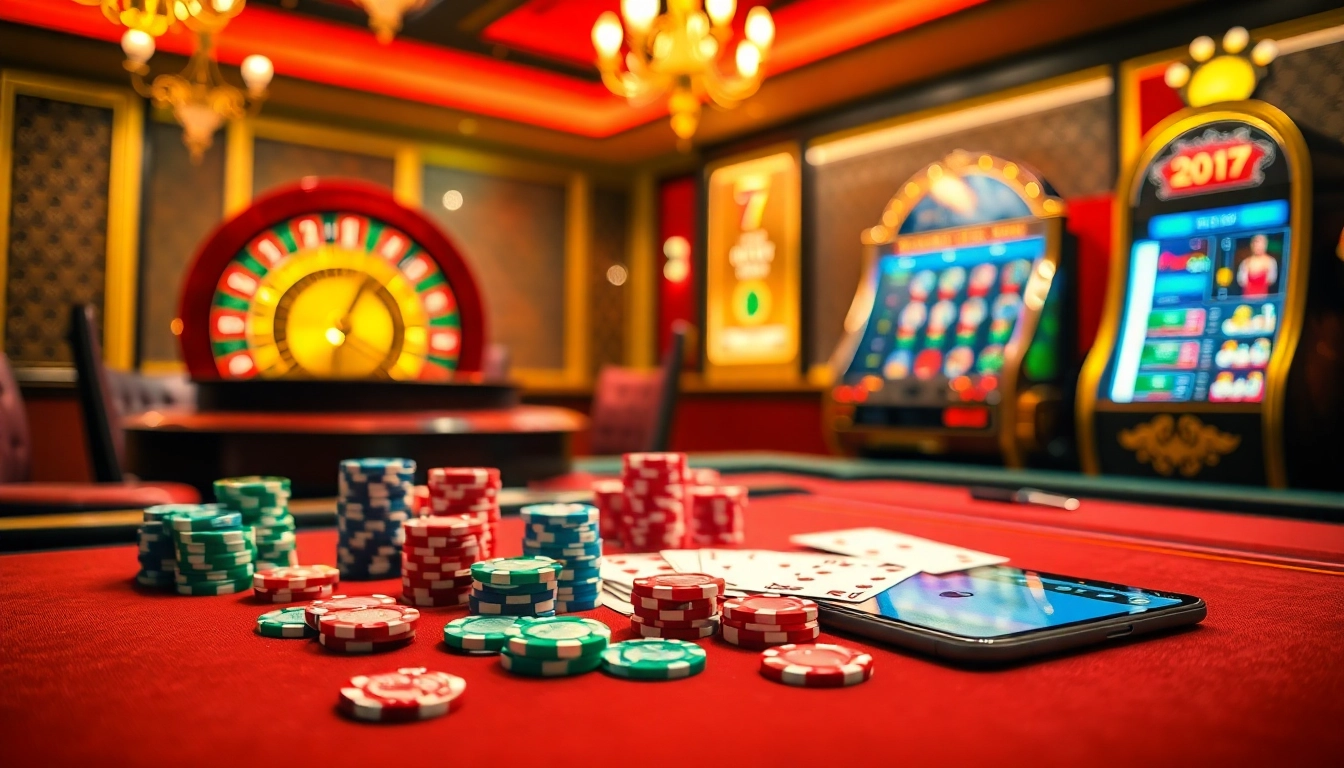 rút tiền win79 procedure with a vibrant casino gaming table emphasizing excitement and professionalism
