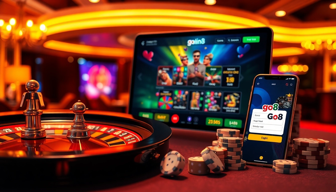 Engage in the luxurious experience of đăng ký go8 with vibrant casino elements.